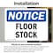 Signmission Floor Stock, 5 in W x Rectangle, Vinyl Decal OS-2PACK-NS-D-35-L-12795 - alternate 4